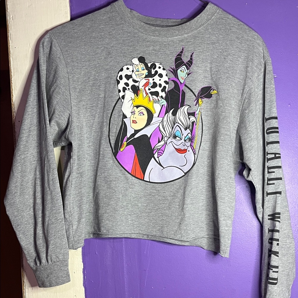 Disney Villains Cropped Shirt